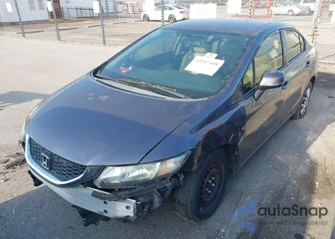 2014 Honda Civic Lx from USA, damaged, VIN 19XFB2F52EE027301